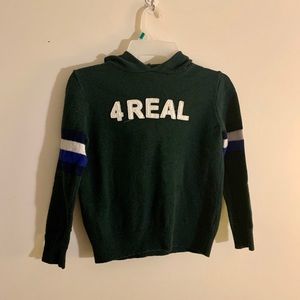Gap Wool winter sweater witn hood  for big boys